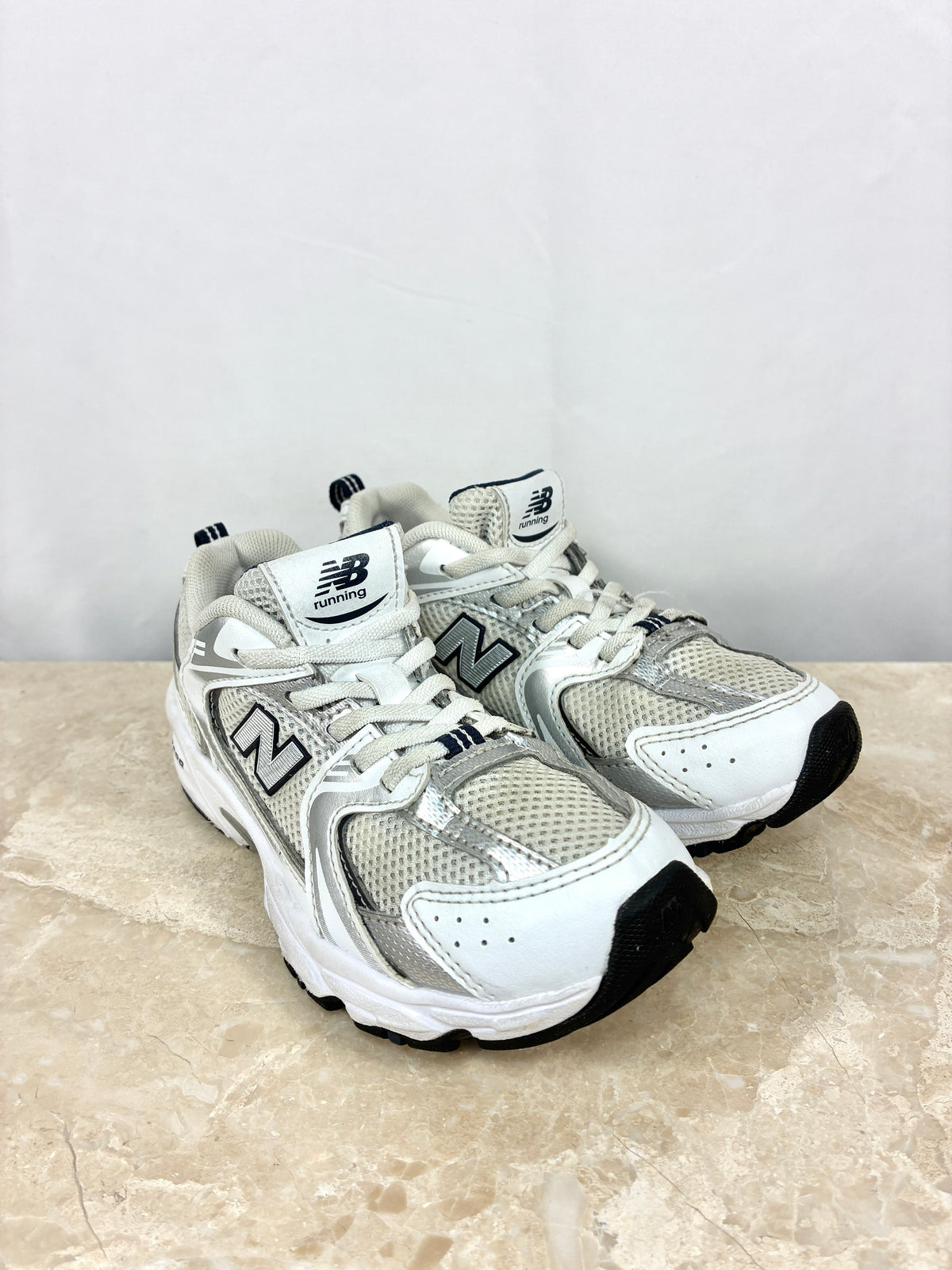 New Balance 530 SB1 Argent Blanc Size 32