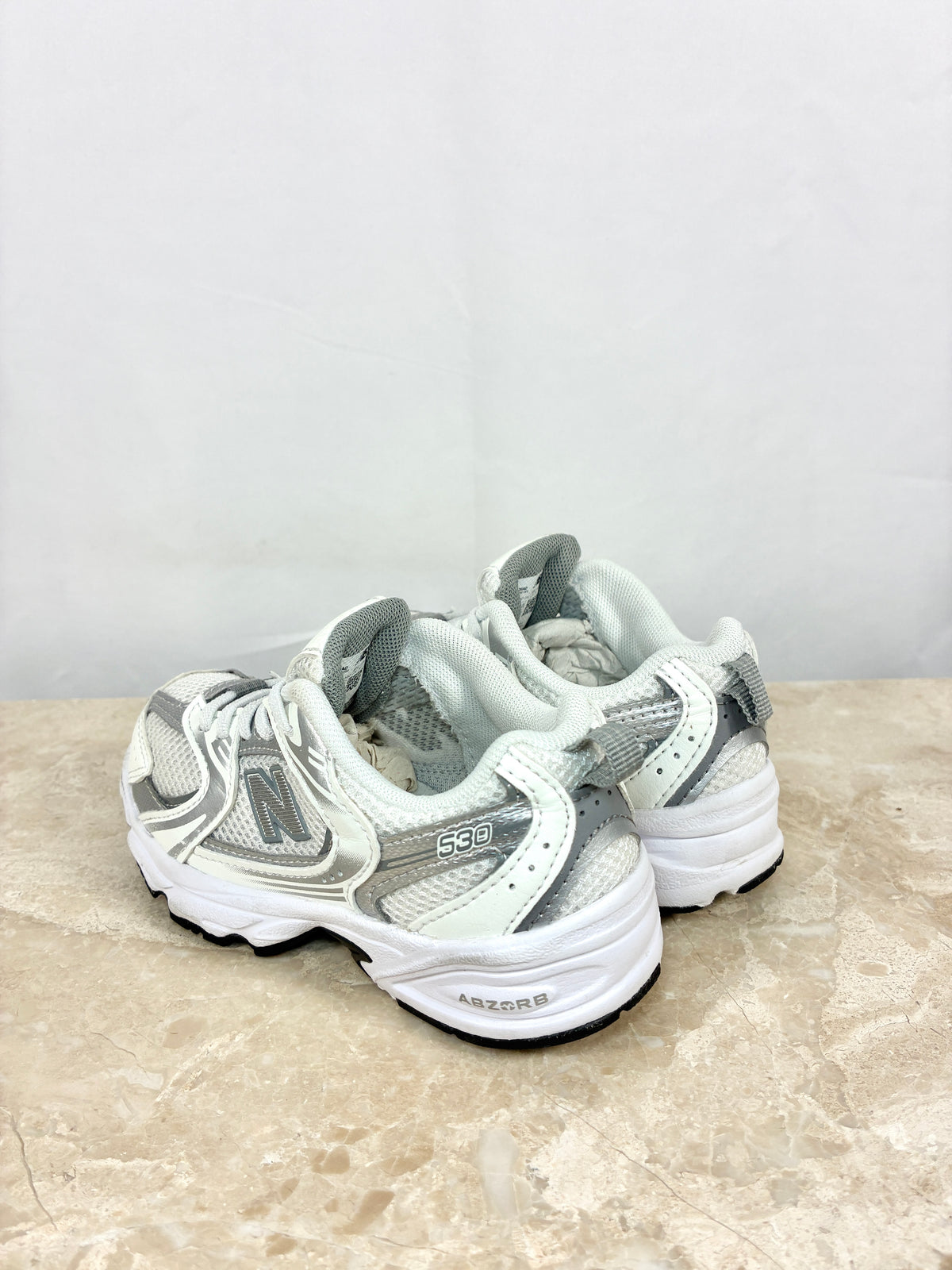 New Balance 530 AD Argent Blanc Size 28